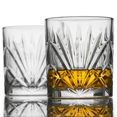 The Connoisseurs Set Palm Whiskey Glass Edition i Gaveæske - Whiskey Glas fra R.O.C.K.S hos The Prince Webshop