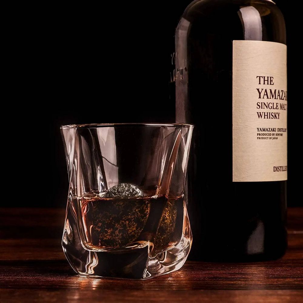 The Connoisseurs Set Twist Whiskey Glass Edition i Gaveæske - Whiskey Glas fra R.O.C.K.S hos The Prince Webshop