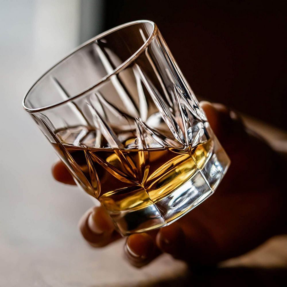 2 Stk. IMPERIAL Krystal Whisky Glas i Gaveæske - Whiskey Glas fra R.O.C.K.S hos The Prince Webshop