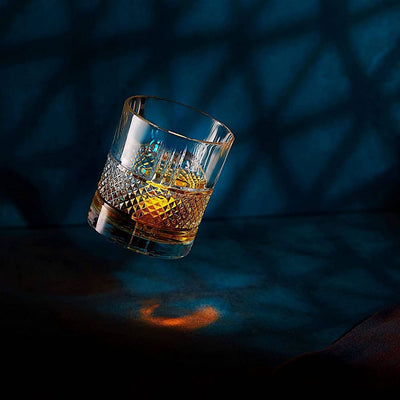 2 Stk. RESERVE Krystal Whisky Glas i Gaveæske - Whiskey Glas fra R.O.C.K.S hos The Prince Webshop