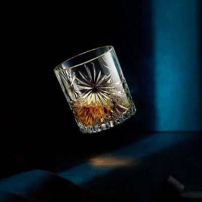 2 Stk. SOLEIL Krystal Whisky Glas i Gaveæske - Whiskey Glas fra R.O.C.K.S hos The Prince Webshop