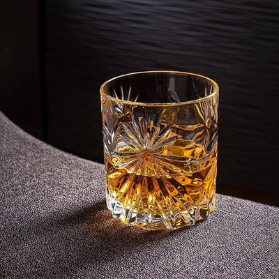 2 Stk. SOLEIL Krystal Whisky Glas i Gaveæske - Whiskey Glas fra R.O.C.K.S hos The Prince Webshop