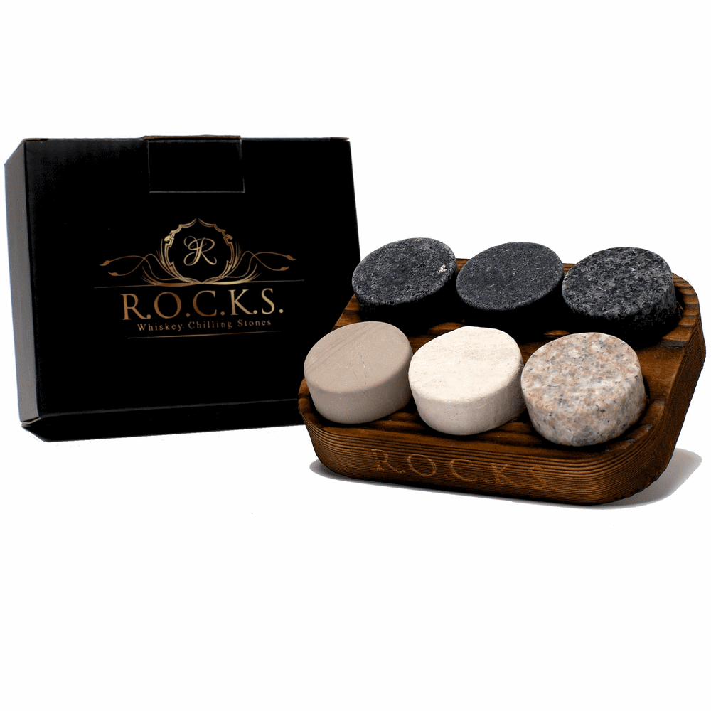 The Original Rocks Whiskey Chilling Stones - Whiskey Sten fra R.O.C.K.S hos The Prince Webshop