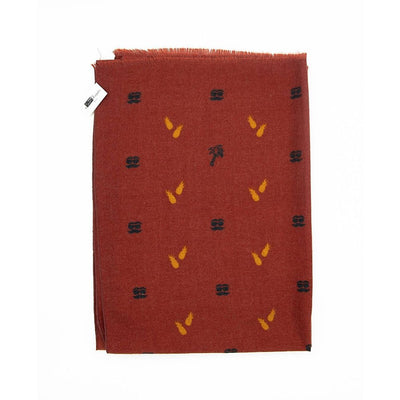 Scarf Designers Halstørklæde - Pineapple Tropic Red - Halstørklæde fra Scarf Designers Berlin hos The Prince Webshop