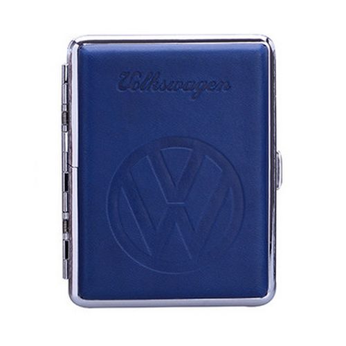 Volkswagen Logo Læderlook Cigaretetui - vælg mellem 4 farver - Sjov Gave fra Polyflame Europe hos The Prince Webshop