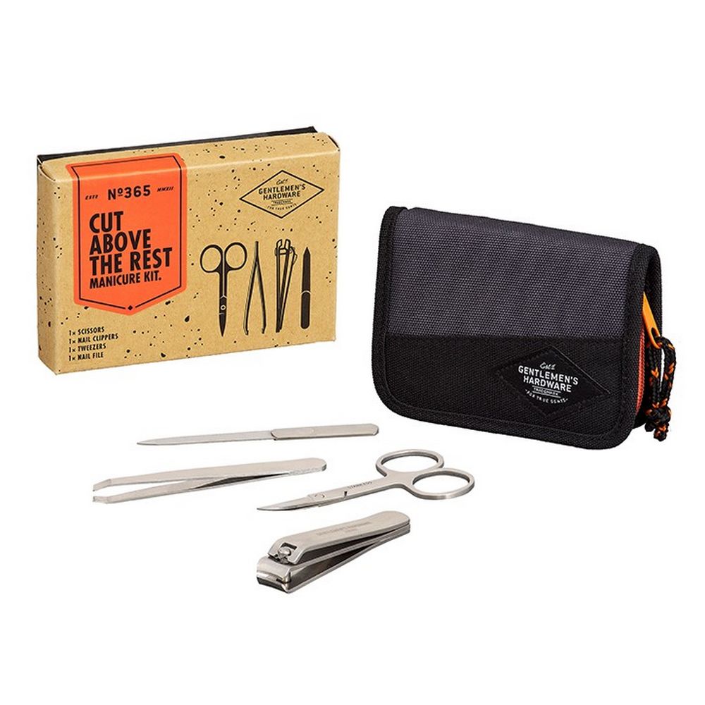 The Manicure Set i Lækkert Etui - Sjov Gave fra Gentlemen's Hardware hos The Prince Webshop