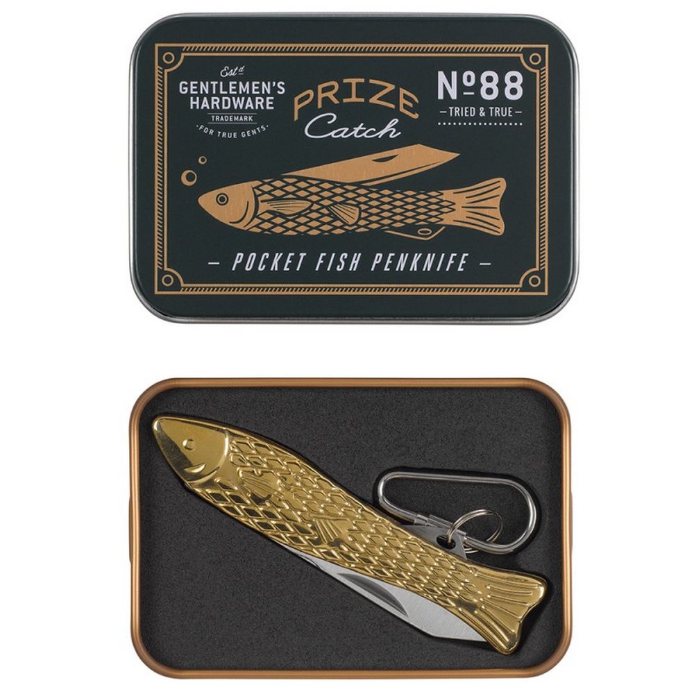 Køb Pocket knife Fish in Metal Gift Box til Kr. 169.00 DKK i The Prince Webshop