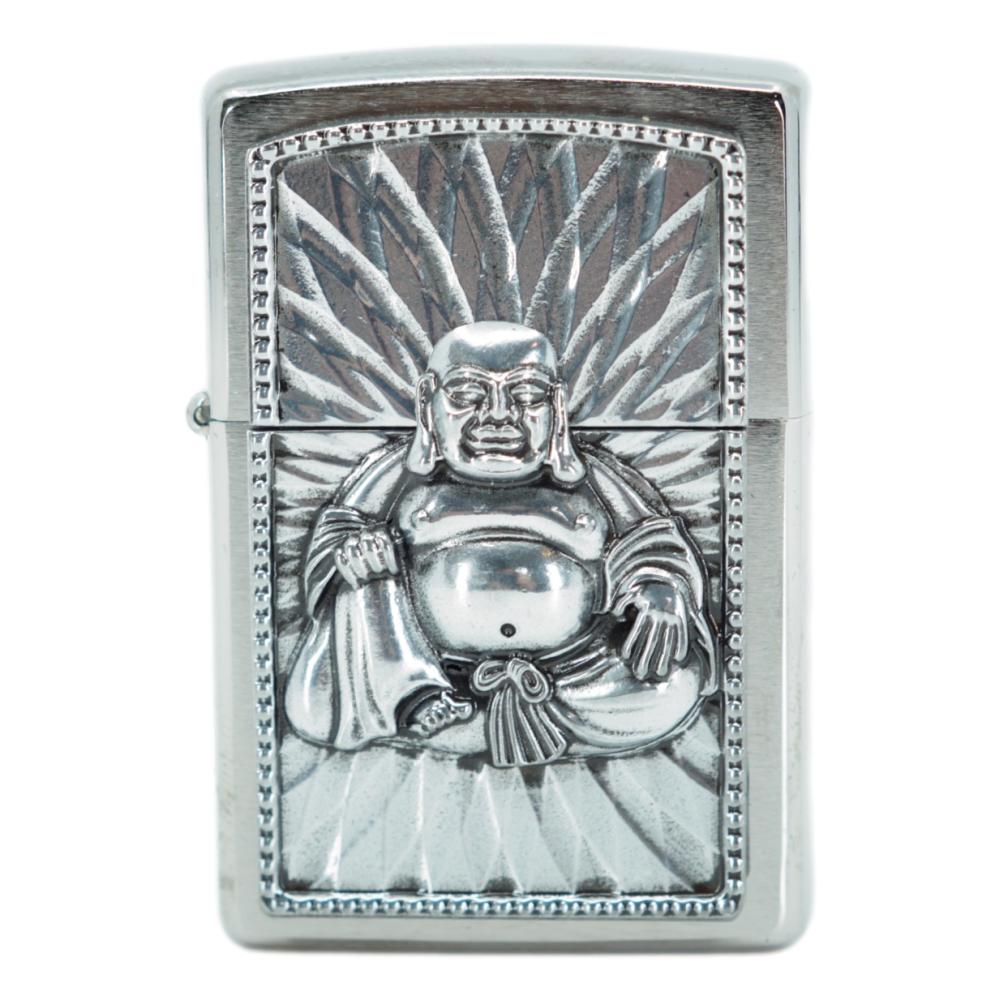 Zippo Lighter Dekoreret med Buddah Motiv - Zippo Lighter fra Zippo hos The Prince Webshop