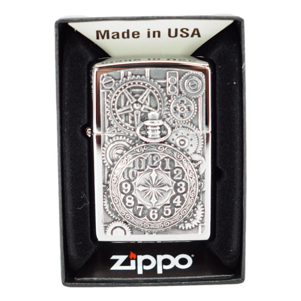 Zippo Lighter Pocket Watch Motiv - Zippo Lighter fra Zippo hos The Prince Webshop