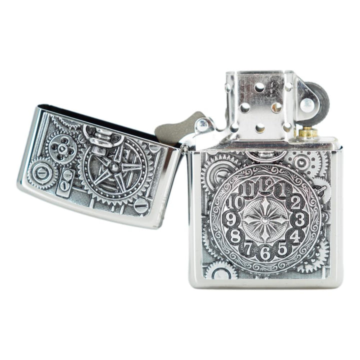 Zippo Lighter Pocket Watch Motiv - Zippo Lighter fra Zippo hos The Prince Webshop