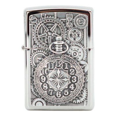Zippo Lighter Pocket Watch Motiv - Zippo Lighter fra Zippo hos The Prince Webshop
