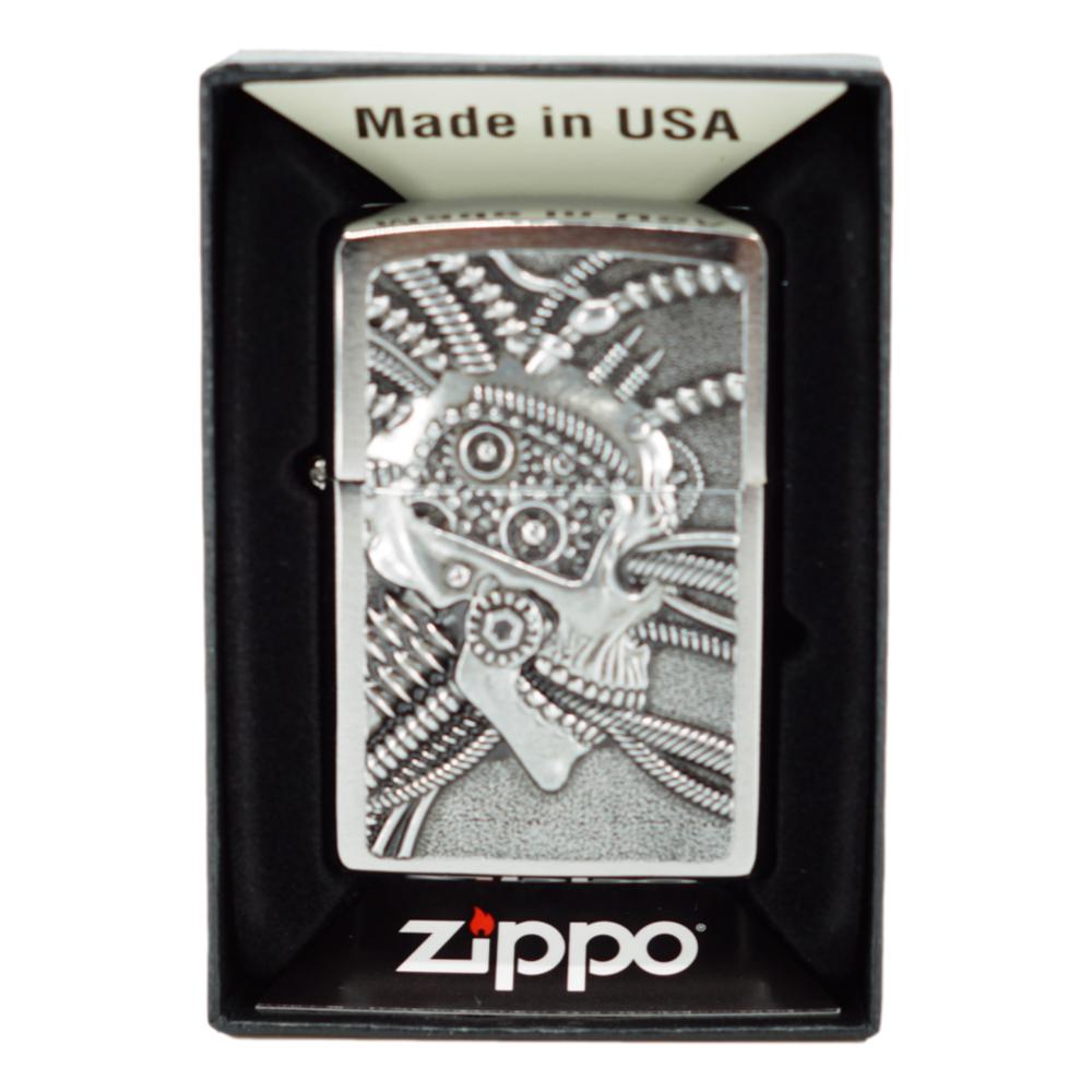 Zippo Lighter Cyperpunk Skull - Zippo Lighter fra Zippo hos The Prince Webshop
