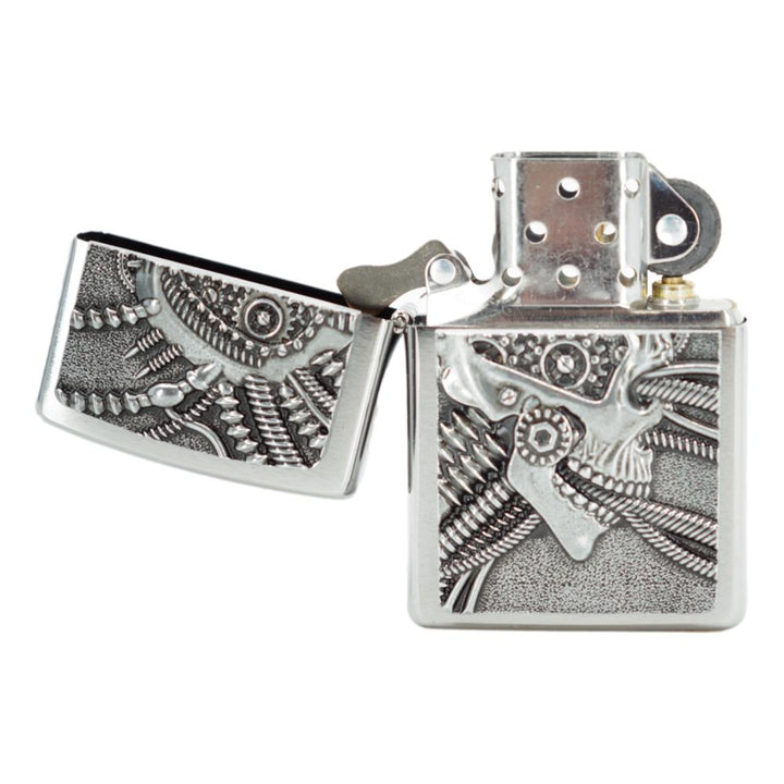 Zippo Lighter Cyperpunk Skull - Zippo Lighter fra Zippo hos The Prince Webshop