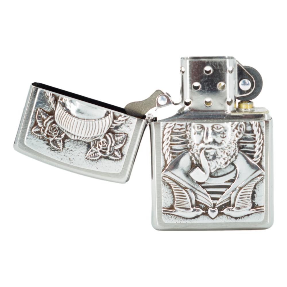 Zippo Lighter Sailor - Søulk / Fisker - Zippo Lighter fra Zippo hos The Prince Webshop