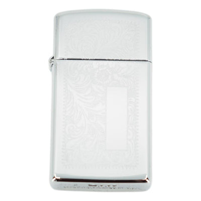 Original Slim Zippo Lighter - Venetian Chrome Slim - Zippo Lighter fra Zippo hos The Prince Webshop