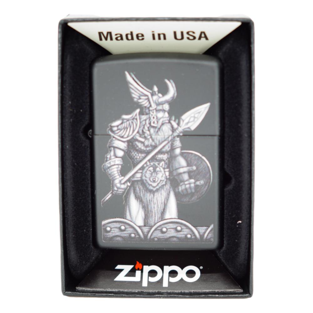 Viking Zippo Lighter - Odin Design - Zippo Lighter fra Zippo hos The Prince Webshop