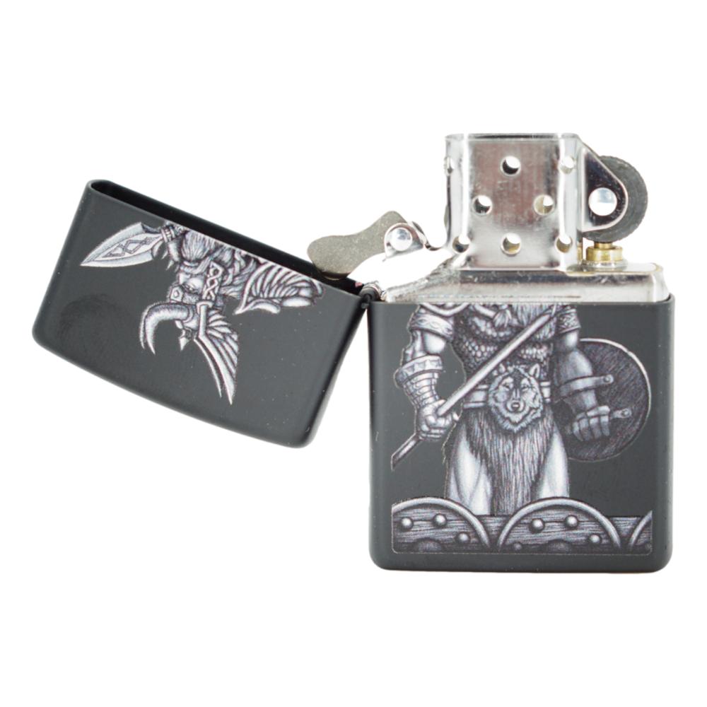 Viking Zippo Lighter - Odin Design - Zippo Lighter fra Zippo hos The Prince Webshop