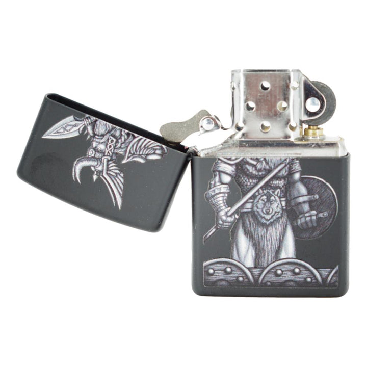 Viking Zippo Lighter - Odin Design - Zippo Lighter fra Zippo hos The Prince Webshop