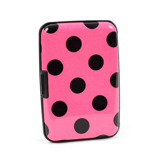 Aluminium Card-Guard Kortholder - Polka Dots - Kortholder fra Card Guard hos The Prince Webshop