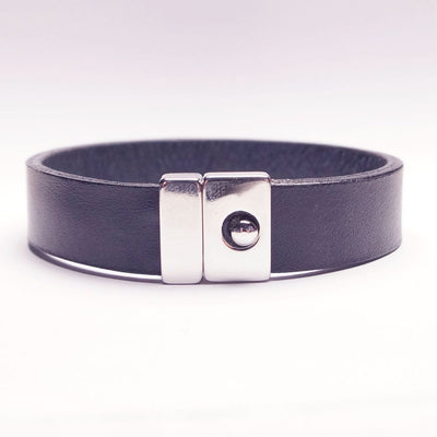 Enkelt Læder Armbånd - Marine - Smykke fra The Leather Belt Co. hos The Prince Webshop
