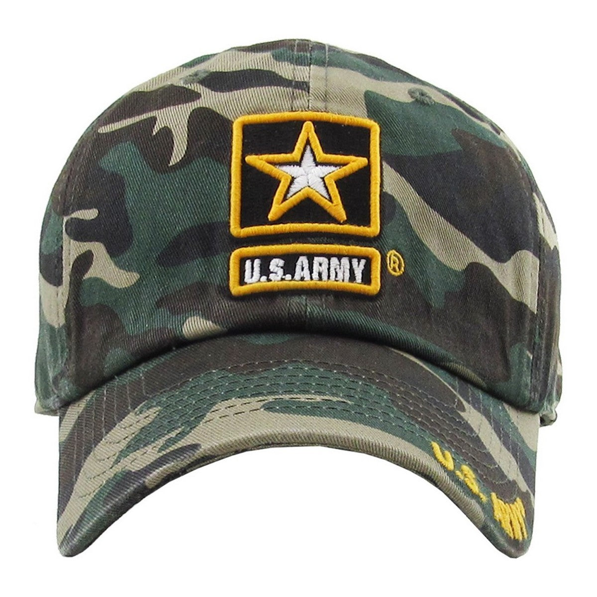 US ARMY Baseball Cap - Grøn Camo - Baseball Cap fra Ethos hos The Prince Webshop