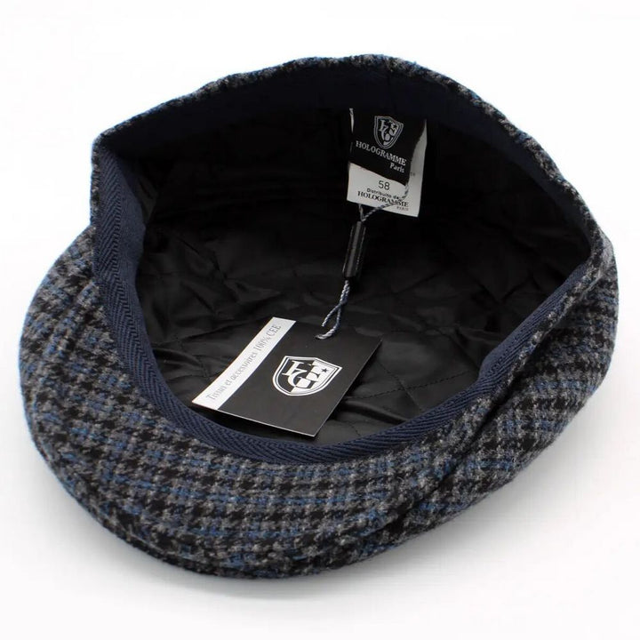 Casquette Piemonte Wool Cap - Navy Sixpence - Flat Cap fra Hologramme Paris hos The Prince Webshop