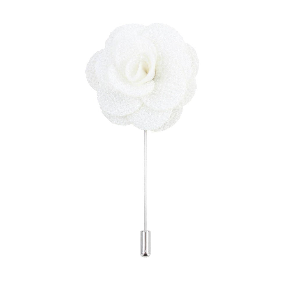 Dalaco - Incorporating David Aster - Ivory Flower Lapel Pin