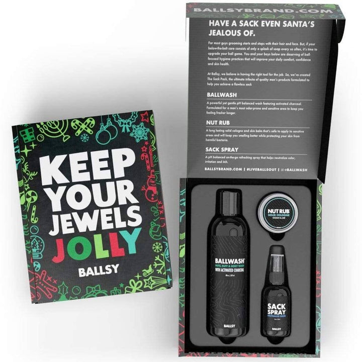 Jolly Jewels Holiday Sack Pack - Forest & Fields Gaveæske - Bath & Body Gift Sets fra BALLSY USA hos The Prince Webshop