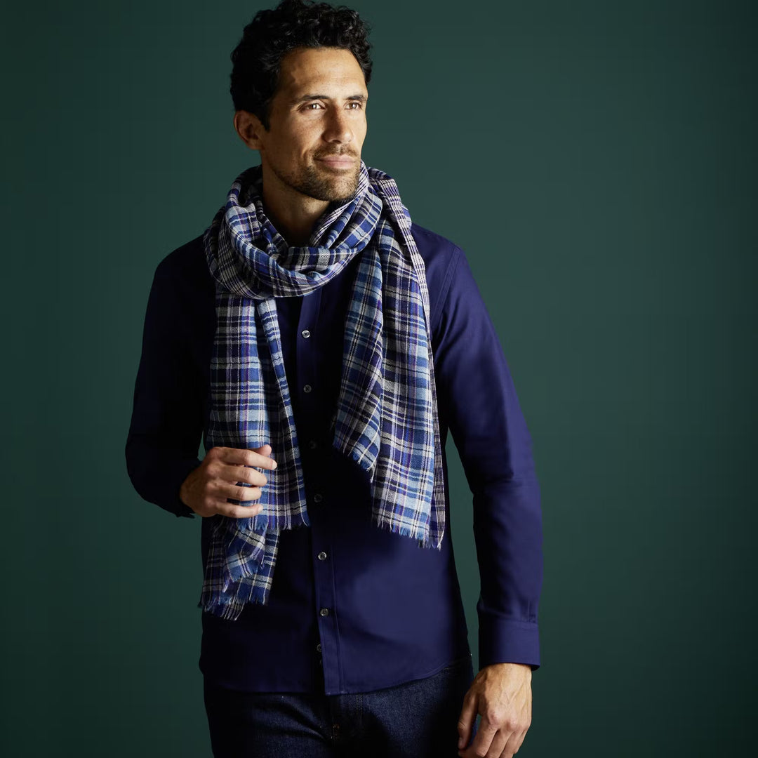 AV08 BARRA Foulard Tørklæde - Merino Uld - Halstørklæde fra AV08 Paris hos The Prince Webshop