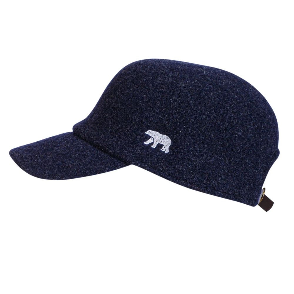 Norlender Woolen Baseball Cap - Blå - Baseball Cap fra Norlender Knitwear AS hos The Prince Webshop