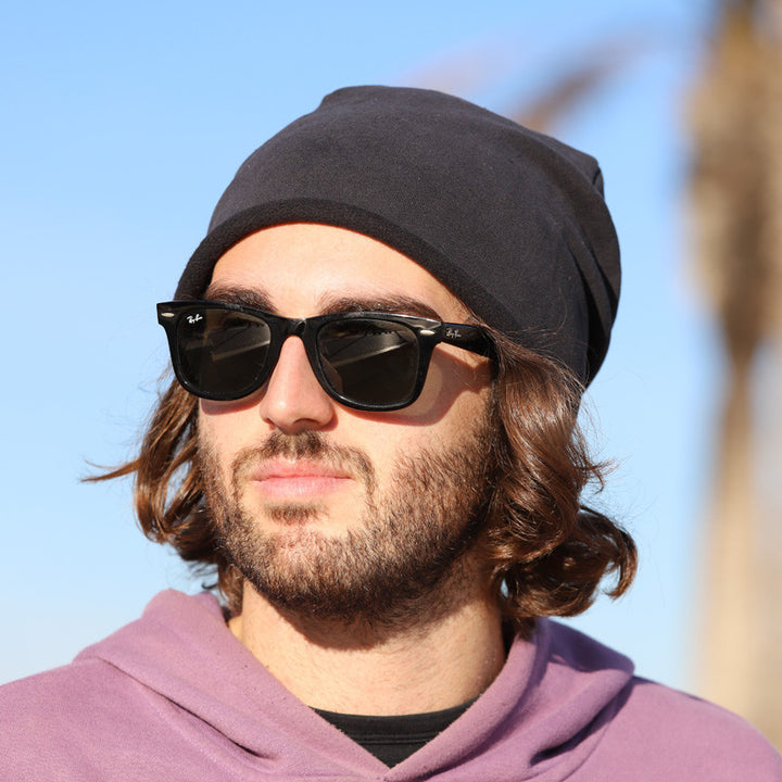 Fashion Beanie - Super Soft & Sort - Hue fra No Shirt No Shoes No Problem hos The Prince Webshop