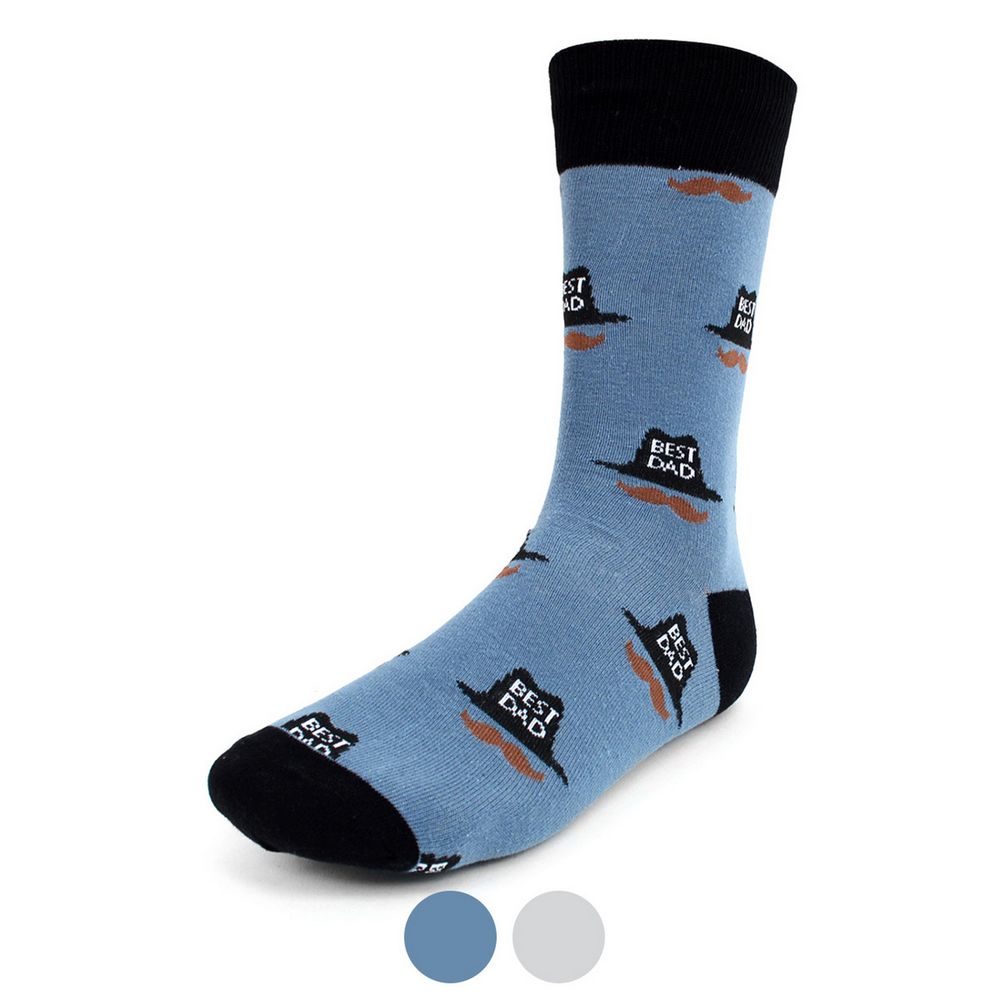 Best Dad Novelty Socks - Sjove Strømper - Herre Strømper fra Parquet hos The Prince Webshop