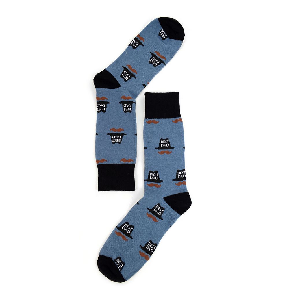 Best Dad Novelty Socks - Sjove Strømper - Herre Strømper fra Parquet hos The Prince Webshop