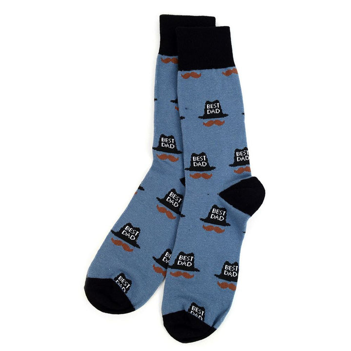 Best Dad Novelty Socks - Sjove Strømper - Herre Strømper fra Parquet hos The Prince Webshop