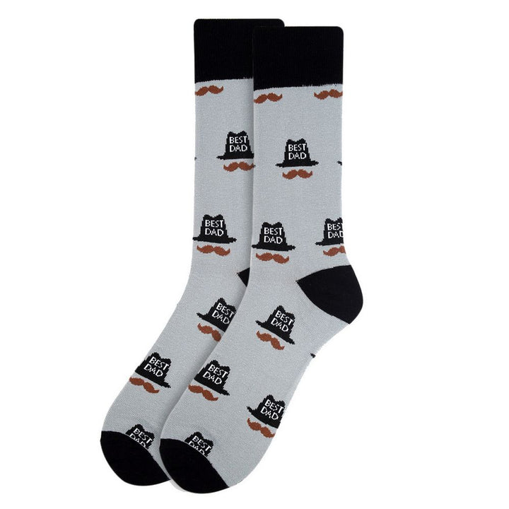 Best Dad Novelty Socks - Sjove Strømper - Herre Strømper fra Parquet hos The Prince Webshop