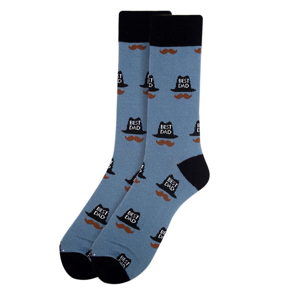 Best Dad Novelty Socks - Sjove Strømper - Herre Strømper fra Parquet hos The Prince Webshop