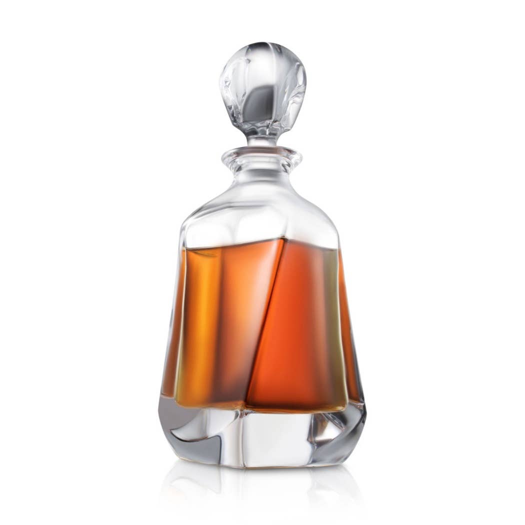 JoyJolt Aurora Crystal Whiskey Decanter - Glas Karaffel 0.6 L - Whiskey Karaffel fra JoyJolt USA hos The Prince Webshop