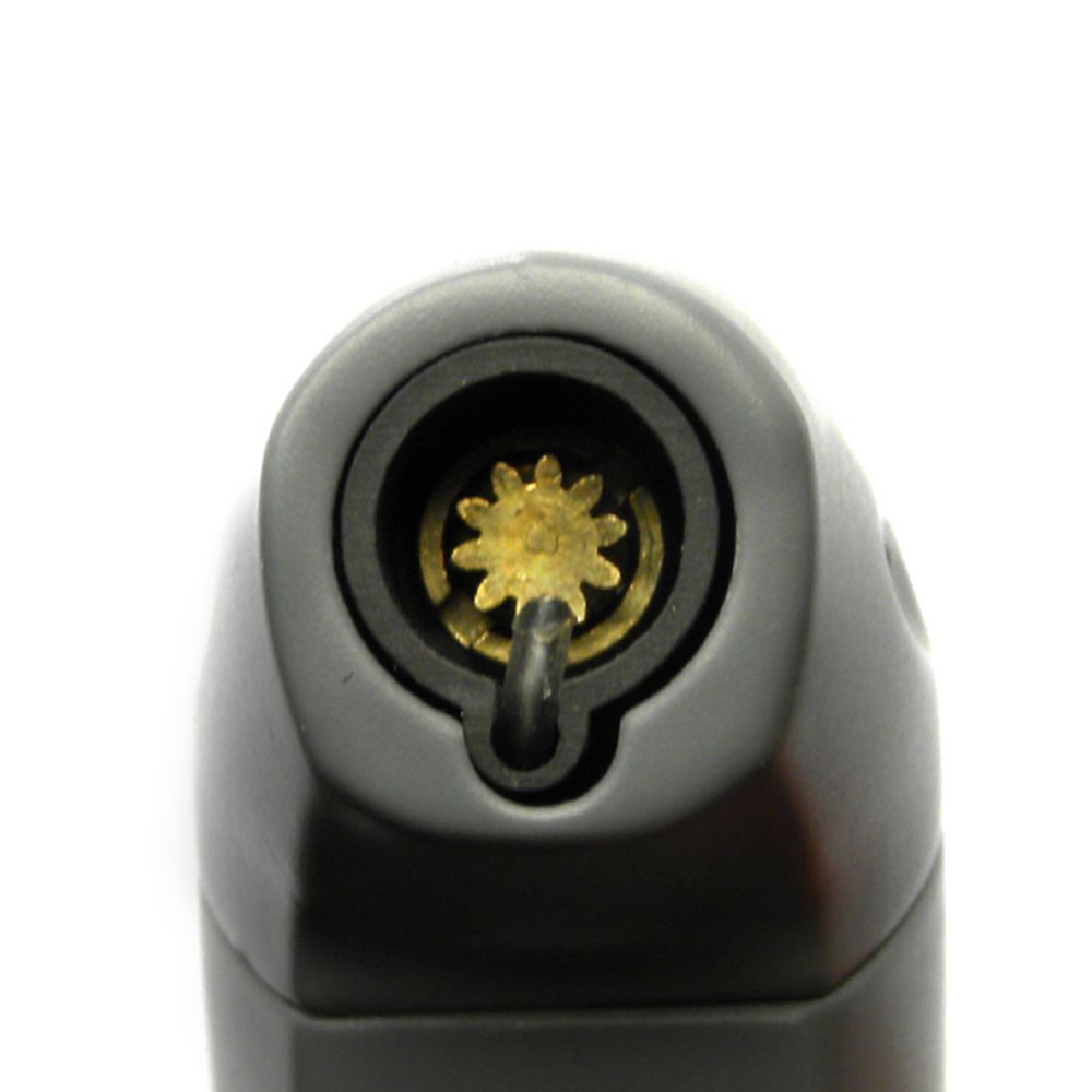 Brebbia Bowl Flame Pipe Lighter - Piezo - Black