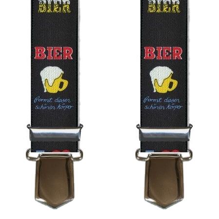 Brede Bier Seler Sorte med X ryg - Seler fra SCANBELT Shooster hos The Prince Webshop