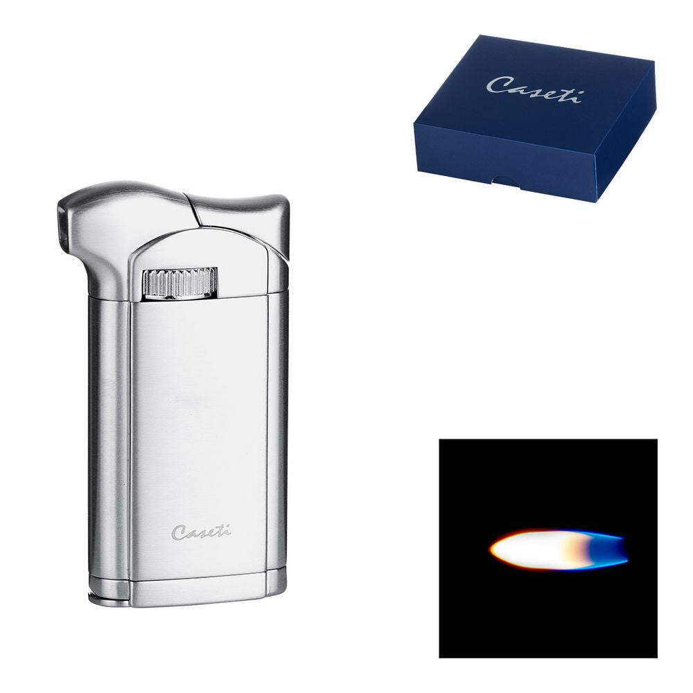 CASETI Pipe Lighter Chrome Brushed + Tamper - Lighter fra Caseti hos The Prince Webshop