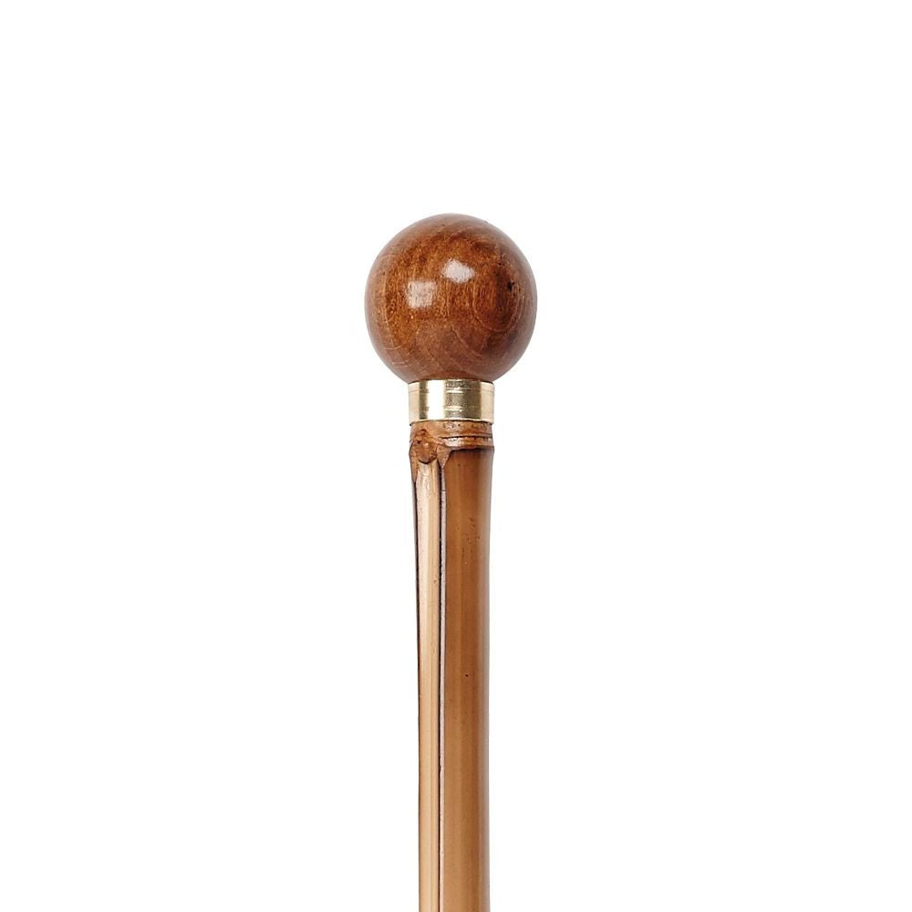 Bamboo Ball Cane - Bambus Stok - Spaderestok fra Charles Buyers & Co Ltd hos The Prince Webshop