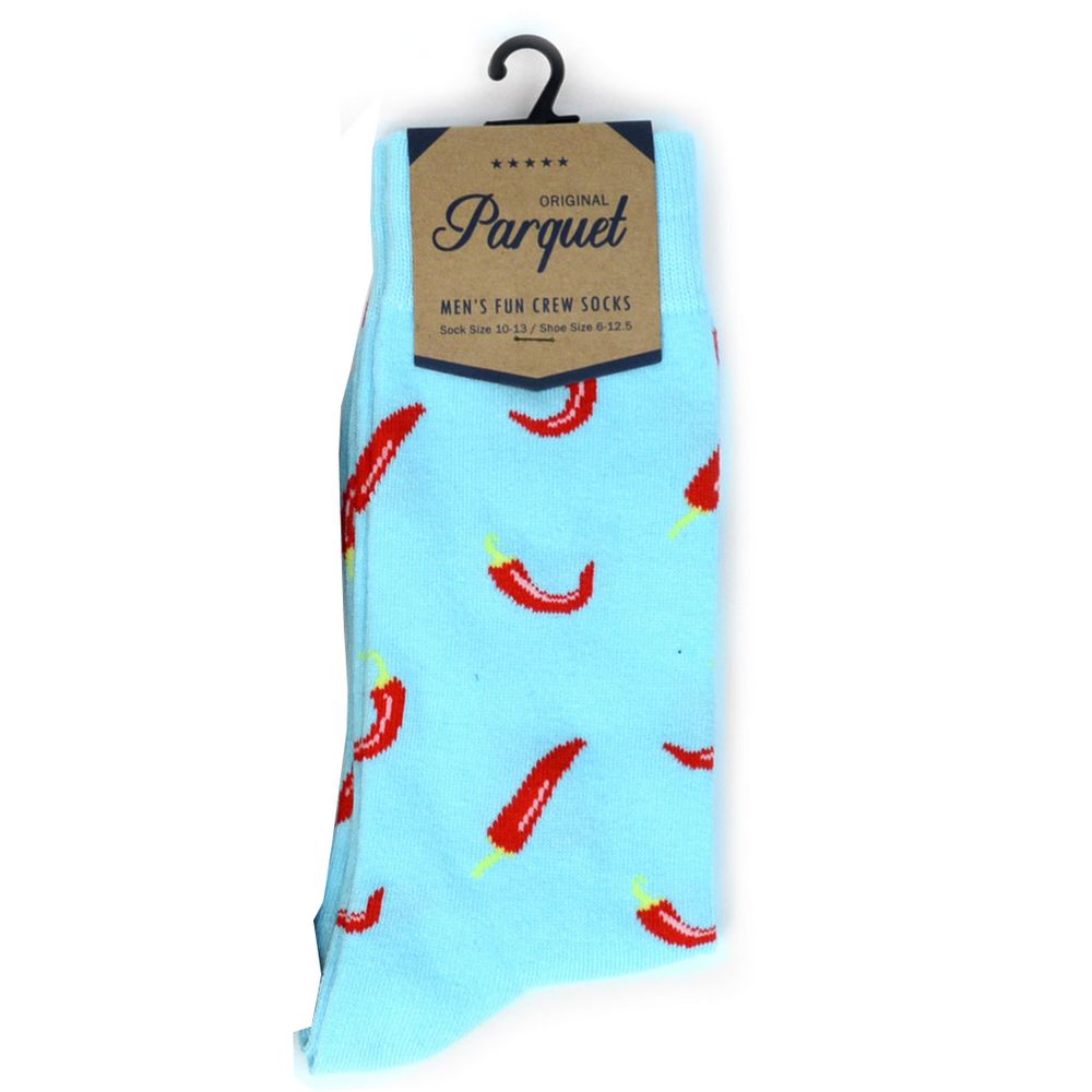 Chili Novelty Socks - Sjove Strømper - Herre Strømper fra Parquet hos The Prince Webshop