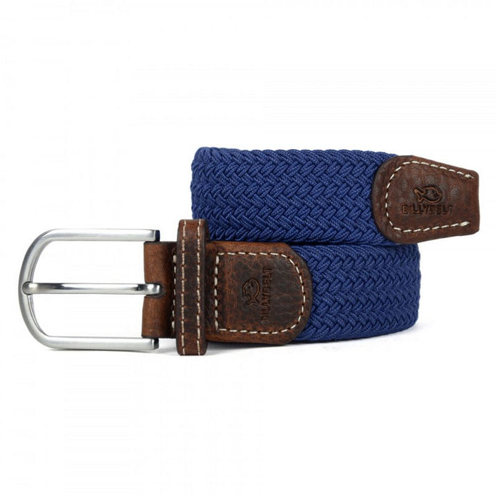 Billybelt Cobalt Blue Woven Elastic Belt - Elastisk Komfort Bælte - Bælte fra Billybelt hos The Prince Webshop