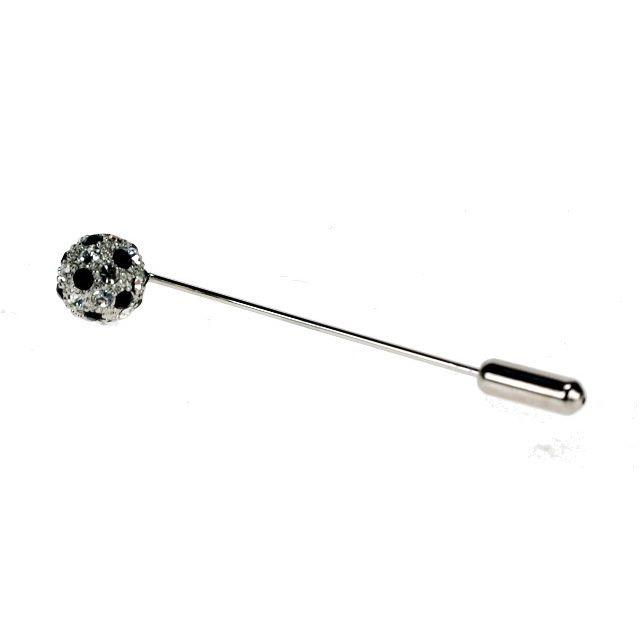 Cravat Pin - Crystal Ball - Cravat Pin fra Onyx Art of London hos The Prince Webshop