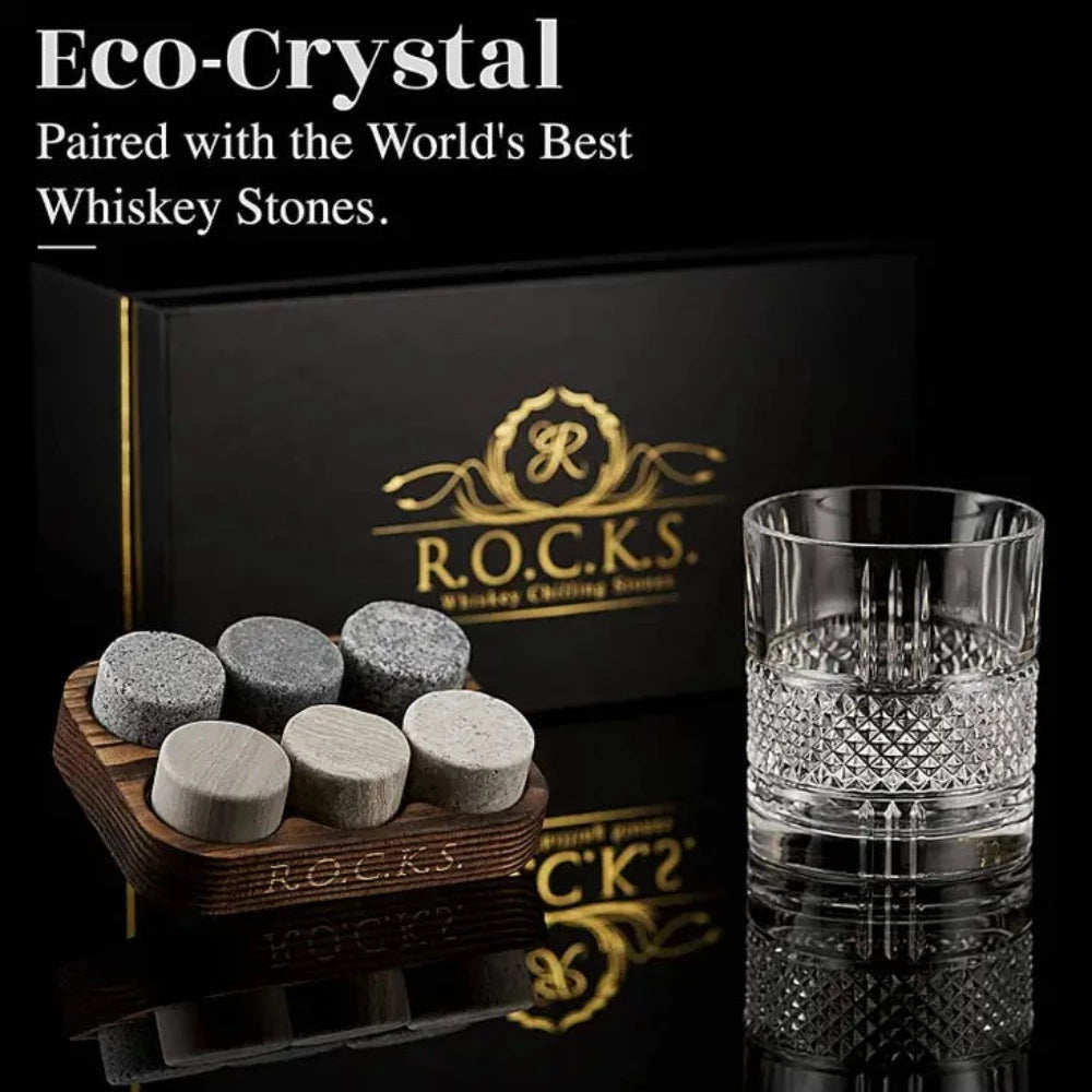 ROCKS The Connoisseur's Set - Reserve Whiskey Glass Edition - Whiskey Glas fra R.O.C.K.S hos The Prince Webshop