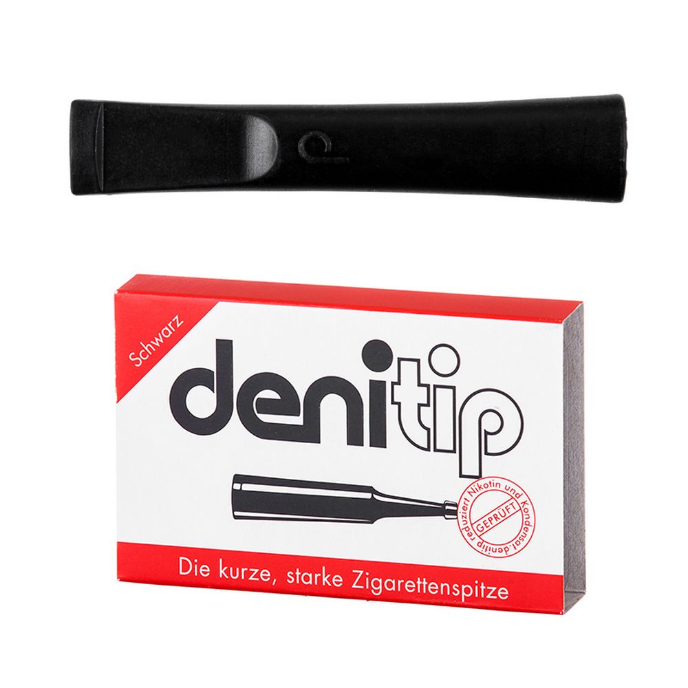 6 stk Denitip Cigaret Holder med Filter - Sort - Cigaret Holder fra Denicotea hos The Prince Webshop