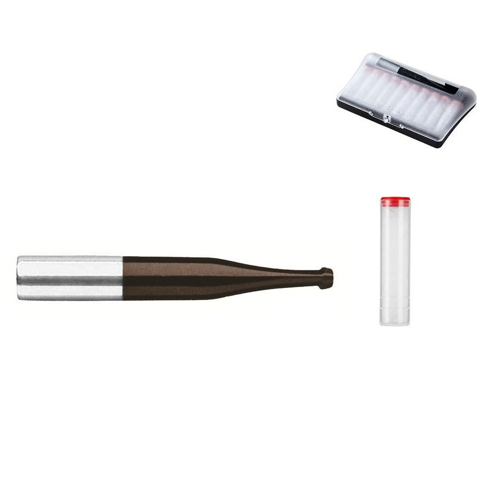 Maskulin Standard Cigaret Holder Sort/Sølv Dekor - Cigaret Holder fra Denicotea hos The Prince Webshop