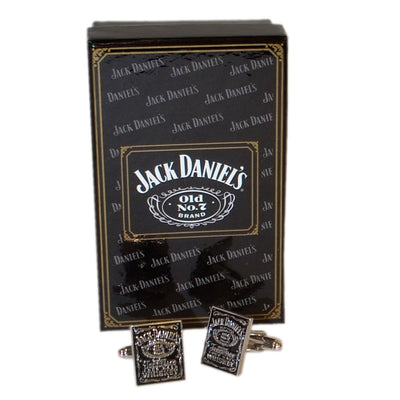 Official Branded Jack Daniels Black Design Cufflinks - Manchetknapper fra The Prince's Own hos The Prince Webshop