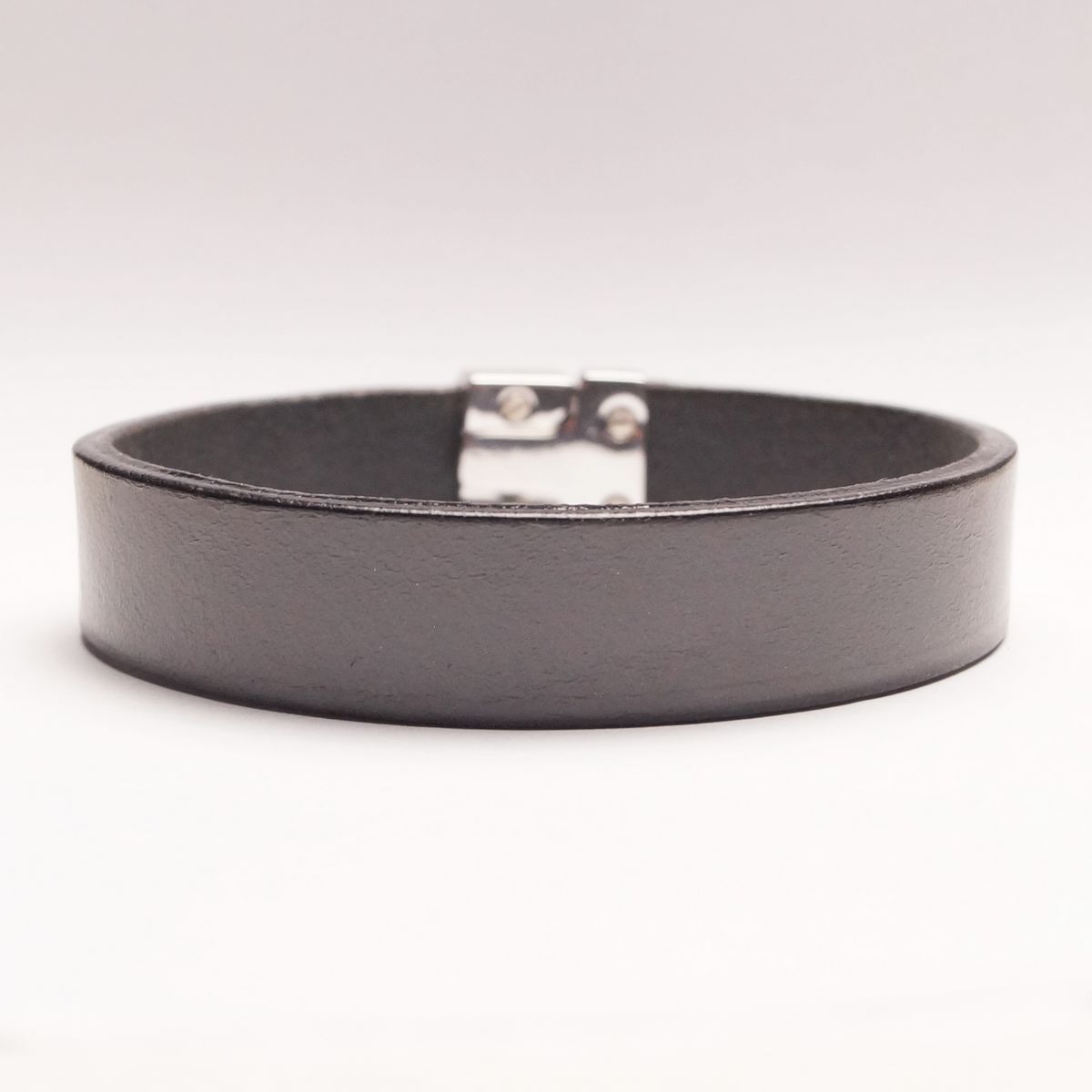 Enkelt Læder Armbånd - Antracit - Smykke fra The Leather Belt Co. hos The Prince Webshop