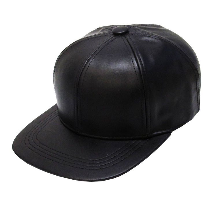 Ethos Sort Læder Cap - Baseball Cap fra Ethos hos The Prince Webshop